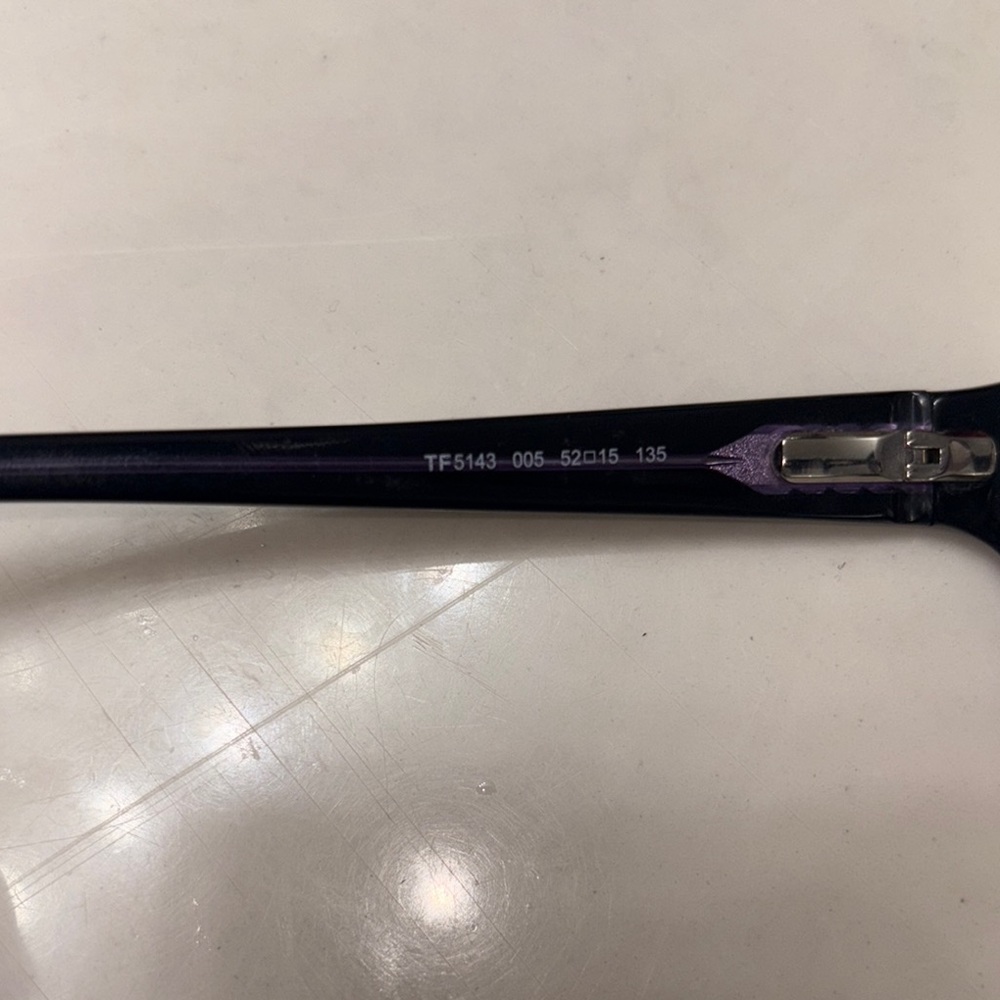 Tom Ford Purple and Black Eyeglasses - Picture 7 of 8